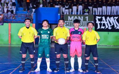 Menjaga Fair Play, Guru MAN 1 Kota Sukabumi Dipercaya Pimpin Final Futsalnation 2026 Sukabumi Raya