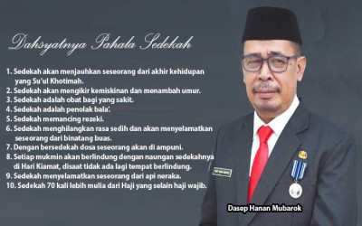 Sambutan Drs. Dasep Hanan Mubarok, M.Pd.I, Wakil Kepala Bidang Hubungan Masyarakat