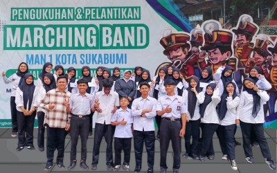 Perjalanan Baru, Semangat Baru: Marching Band Gita Suara Alnesa MAN 1 Kota Sukabumi Gelar Pengukuhan dan Diklat 2026