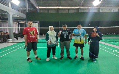 Sinergi Prestasi: Guru MAN 1 Kota Sukabumi Raih Juara 2 Bulutangkis Ganda Campuran HAB ke-80
