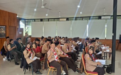 Perkuat Peran Kepramukaan, MAN 1 Kota Sukabumi Hadiri Musyawarah Ranting Citamiang