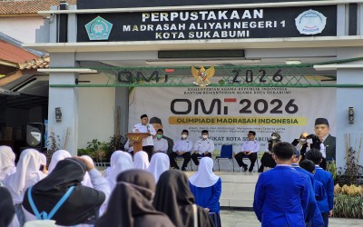 Cetak Generasi Emas, Lapang MAN 1 Kota Sukabumi Jadi Saksi Kemeriahan Pembukaan OMI 2026 Tingkat Kota  Sukabumi