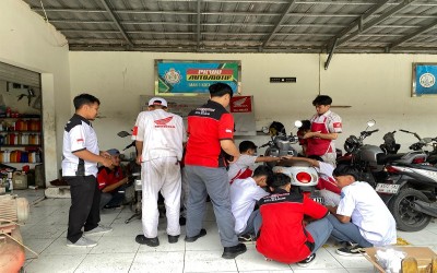 Service Gratis, Kolaborasi Otomotif MAN 1 Kota Sukabumi dan AHASS Pasti Jaya