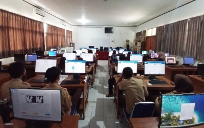 Uji Teknis dan Mental, MAN 1 Kota Sukabumi Gelar Simulasi OSN Berbasis CBT