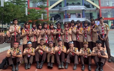 Pramuka MAN 1 Kota Sukabumi Tumbuhkan Semangat 