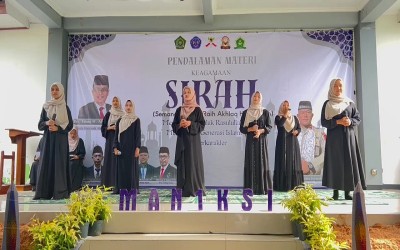 Alunan Musik Religi Tim SMV-1 MAN 1 Kota Sukabumi Semarakkan Peringatan Maulid Nabi Muhammad SAW