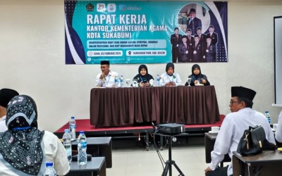 Menuju Umat Kokoh dan Moderat, MAN 1 Kota Sukabumi Ikuti Raker Kemenag Kota Sukabumi