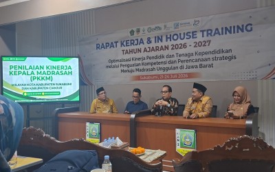 Komitmen Wujudkan Madrasah Maju, MAN 1 Kota Sukabumi Jalani Penilaian Kinerja Kepala Madrasah di MAN 2 Kota Sukabumi
