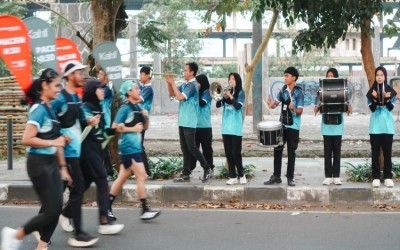 Langkah Sehat, Irama Hebat: Marching Band Gita Suara Alnesa MAN 1 Kota Sukabumi Semarakkan Senyum Fun Run 2026