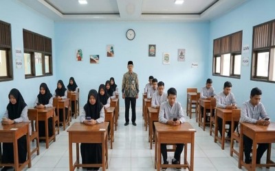 AMBK Hari Ketiga di MAN 1 Kota Sukabumi Berjalan Lancar, Uji Kompetensi Siswa Secara Komprehensif