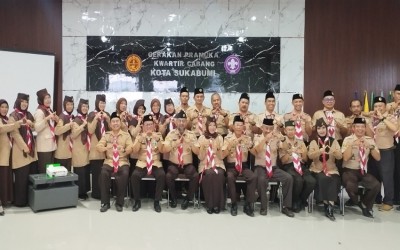 Sinergi Pembina Pramuka MAN 1 Kota Sukabumi Hadiri Rapat Paripurna Kwarcab 2026