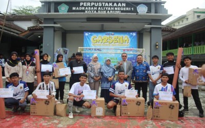 GARSENA MAN 1 Kota Sukabumi Resmi Ditutup, Sportivitas dan Kebersamaan Menggema