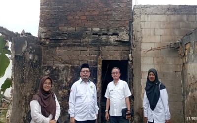 Empati dan Aksi Nyata, MAN 1 Kota Sukabumi Salurkan Donasi untuk Keluarga Guru Korban Kebakaran