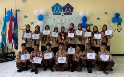 Dedikasi yang Dihargai: Pramuka MAN 1 Kota Sukabumi Terima Bintang Tahunan Angkatan 43