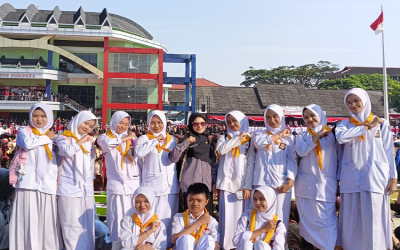 PMR MAN 1 Kota Sukabumi Tunjukkan Pengabdian pada Upacara Peringatan HUT RI Ke-80