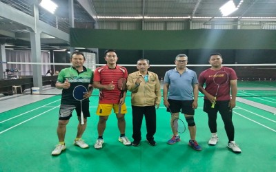 Guru MAN 1 Kota Sukabumi Sabet Juara 1 Bulutangkis Ganda Putera HAB Kemenag ke-80