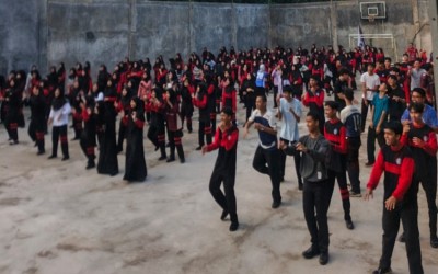 Bangun Motivasi, MAN 1 Kota Sukabumi Rutin Gelar Senam Rabu Pagi