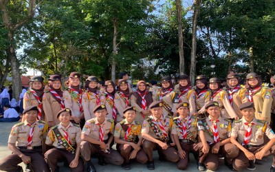 Semangat Nasionalisme, Pramuka MAN 1 Kota Sukabumi Berpartisipasi dalam Upacara HUT ke-80 Kemerdekaan RI