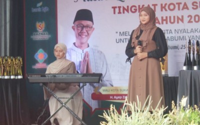 Dua Raihana, Satu Harmoni: Penampilan Memukau di Penutupan MTQH Kota Sukabumi 2025