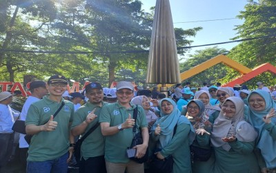 MAN 1 Kota Sukabumi Semarakkan Fun Walk Kerukunan HAB ke-80 Kemenag RI Tingkat Jabar