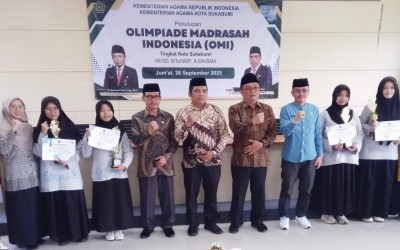 Terima Kasih Atas Doa & Dukungan! MAN 1 Kota Sukabumi Raih Apresiasi di OMI Sains Tingkat Kota