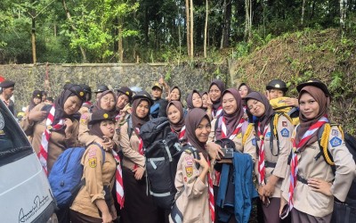 44 Pramuka MAN 1 Kota Sukabumi Ikuti Raimuna Cabang IV dengan Semangat Baru