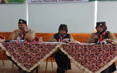 Dedikasi Tiada Henti, Pembina Pramuka MAN 1 Kota Sukabumi Sampaikan LPJ di Musran Citamiang