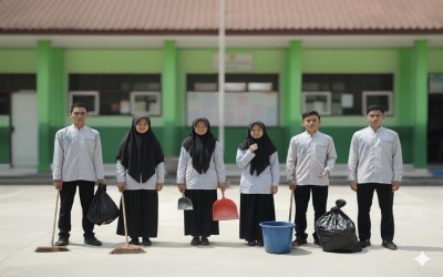 MAN 1 Kota Sukabumi Laksanakan Kegiatan JURASIK: Jumat Rapi dan Resik untuk Ciptakan Madrasah yang Bersih dan Nyaman