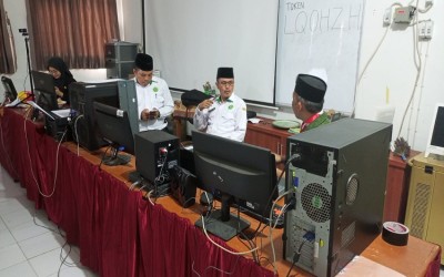 Pastikan Mutu Pendidikan: Kasi Penmad Monitoring TKA Susulan di MAN 1 Kota Sukabumi