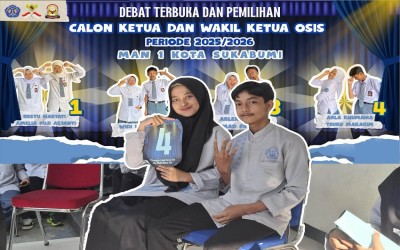 Melangkah Bersama dengan Amanah: Profil Lengkap Ketua dan Wakil Ketua OSIS Terpilih MAN 1 Kota Sukabumi
