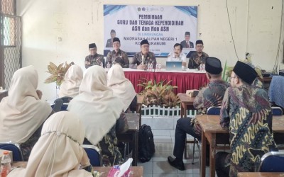 Kemenag Kota Sukabumi Perkuat Profesionalisme GTK MAN 1 melalui Pembinaan Terpadu