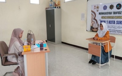 MAN 1 Kota Sukabumi Gelar Ujian Munaqosyah Tahfidz, Siapkan Calon Wisudawan Al-Qur'an yang Mutqin dan Berakhlak Qurani