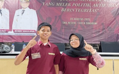 Belajar Politik Sejak Dini, Siswa MAN 1 Kota Sukabumi Siap Jadi Generasi Berintegritas