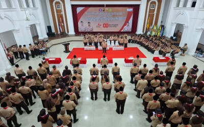 Pembina Pramuka MAN 1 Kota Sukabumi Hadiri Rangkaian Kegiatan Peringatan HUT Pramuka Ke-64