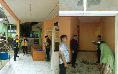 Kemenag Tinjau dan Ukur Bekas Gedung KUA Citamiang di MAN 1 Kota Sukabumi untuk Rencana Penghapusan BMN