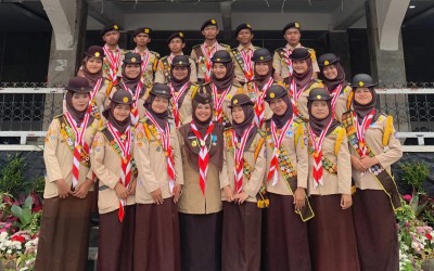 Generasi Tangguh: 20 Pramuka MAN 1 Kota Sukabumi Dilantik Jadi Penegak Garuda di HUT Pramuka ke-64