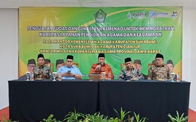 Kepala MAN 1 Kota Sukabumi Ikuti Penguatan Tusi ASN dan Peningkatan Layanan di Tingkat Kanwil Kemenag Jabar