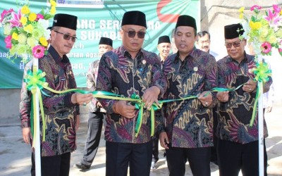 Resmikan Lapangan Serbaguna, Kemenag Dorong Peningkatan Kualitas MAN 1 Kota Sukabumi