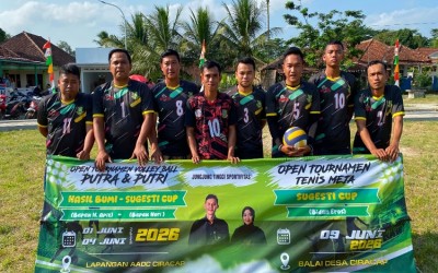 Alumni IVO MAN 1 Kota Sukabumi Perkuat Silaturahmi dan Semangat Sportivitas dalam Turnamen Voli Tarkam Ciracap 2026